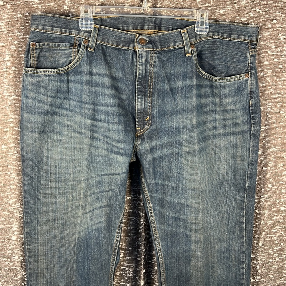559‎ Relaxed Straight Fit Men's Jeans Size W42 L30 - Picture 8 of 12